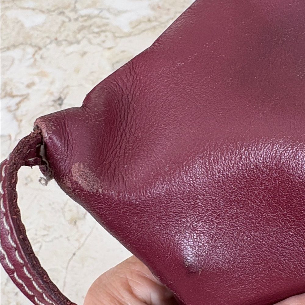 Vintage Roots Hanging Pouch Leather Crossbody Bag - Picture 12 of 15